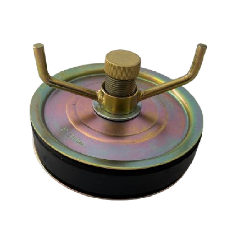 Mechanischer Abwasserstopfen mit Durchgang