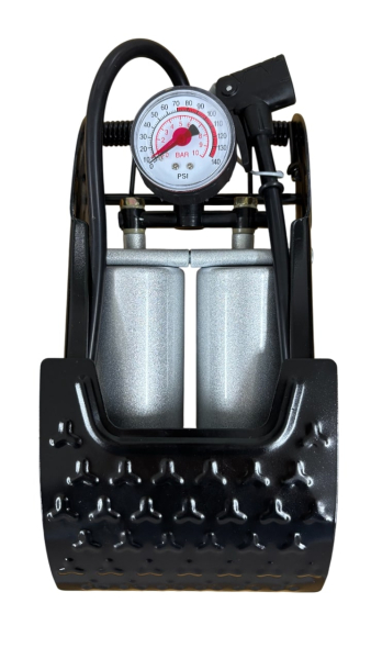 Fusspumpe Premium mit Manometer